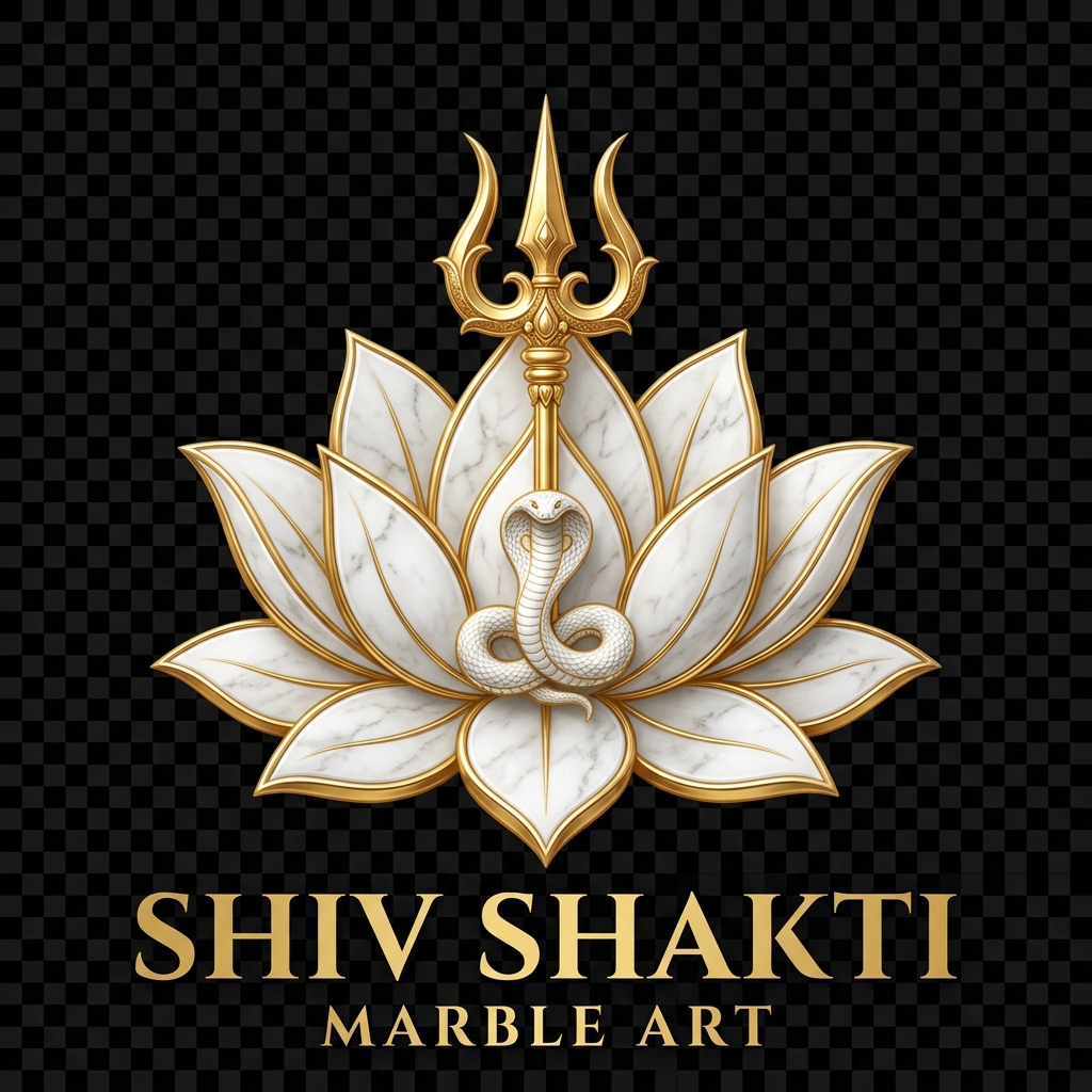 Shiv Shakti Marble Art Logo