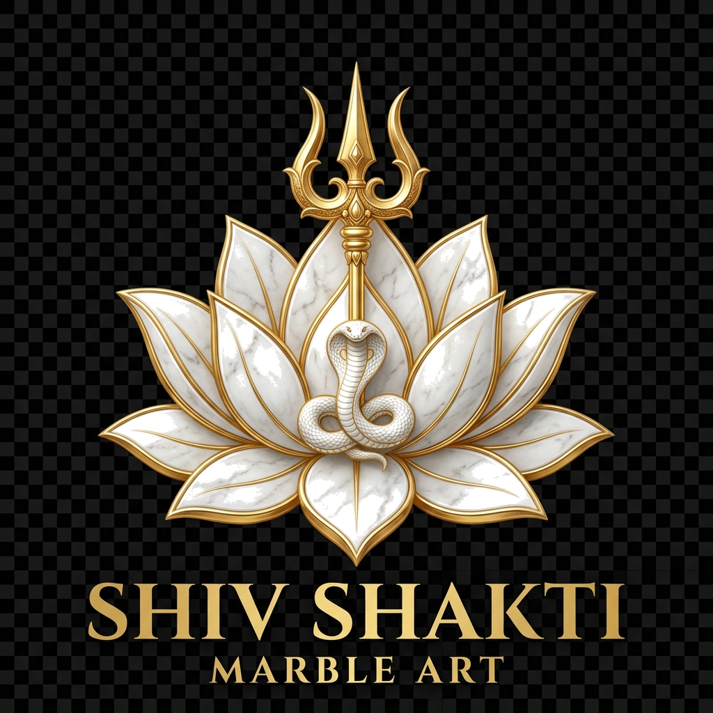 Shiv Shakti Marble Art Logo
